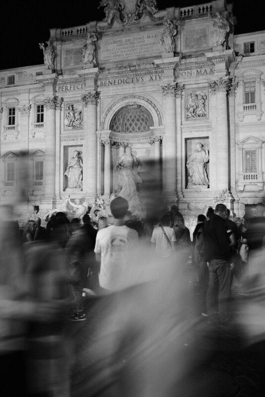Trevi Fountain at Night, Trevi